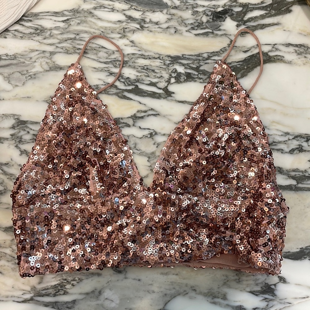 Sparkly Free People Tank